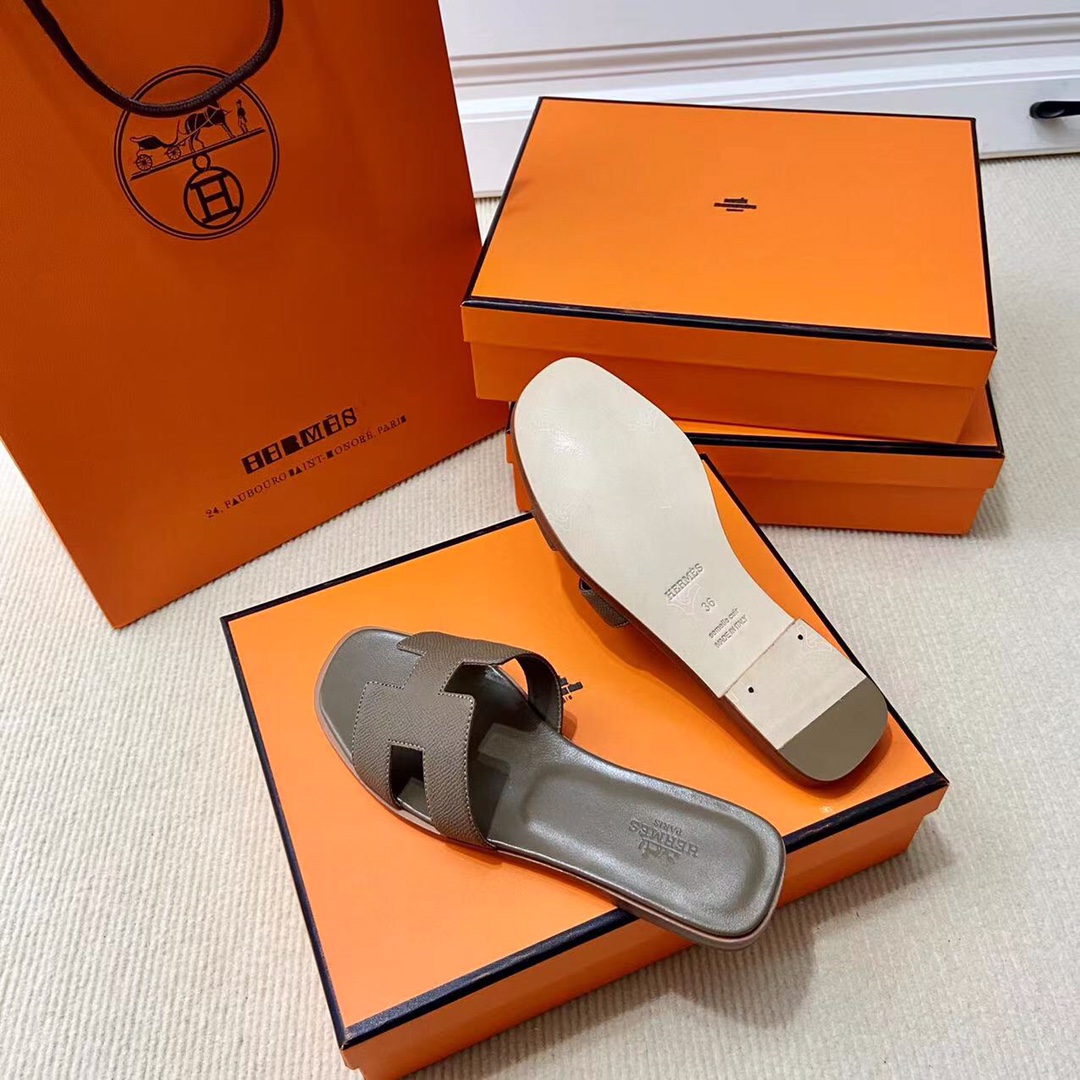 에르메스 올수공 오란 슬리퍼 샌들 앱송 60